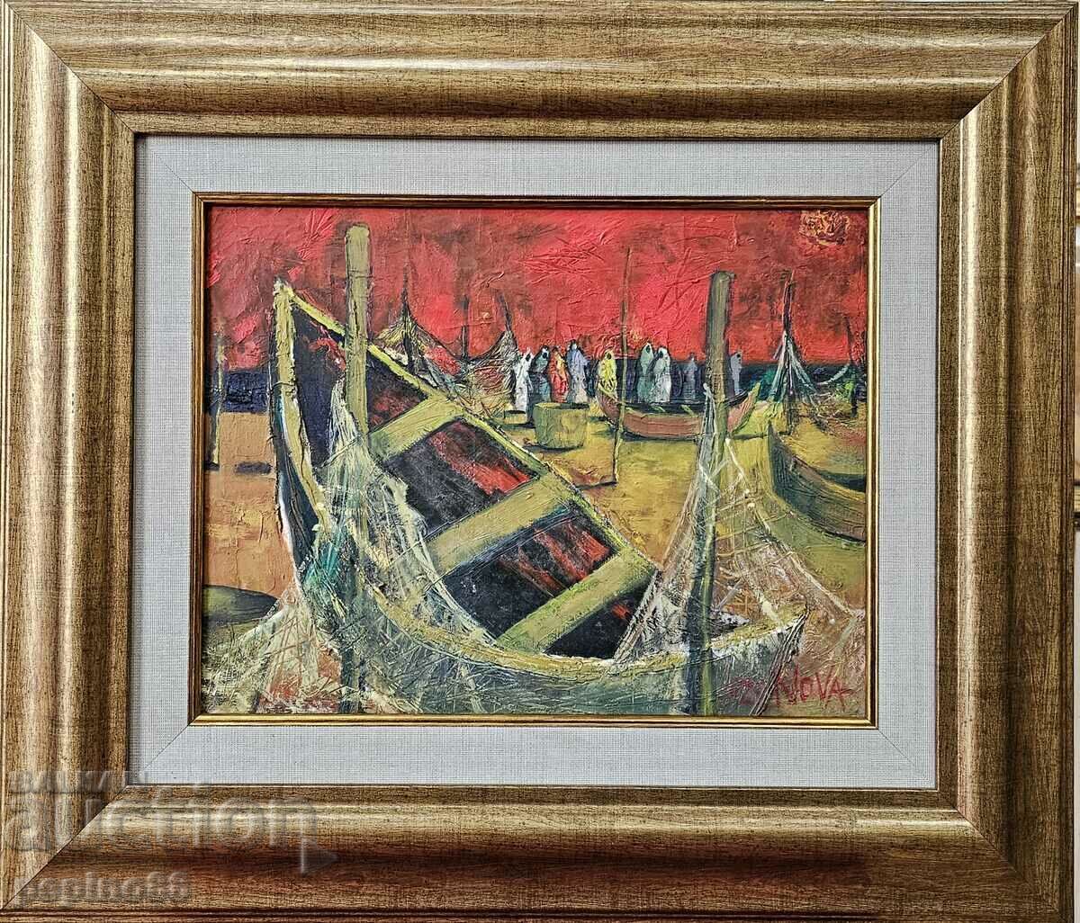 Стиляна Узунова - Рибарски лодки Стиляна Узунова - Рибарски лодки