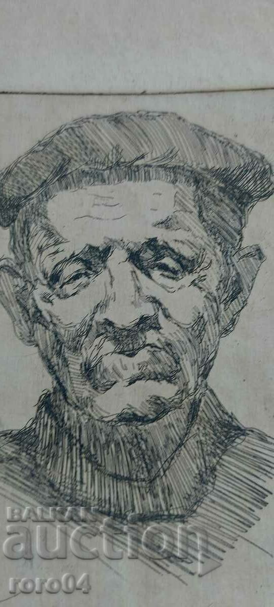 В. КАНТАРДЖИЕВА - ГЛАВА - ОФОРТ - 7 В. КАНТАРДЖИЕВА - ГЛАВА - ОФОРТ - 7