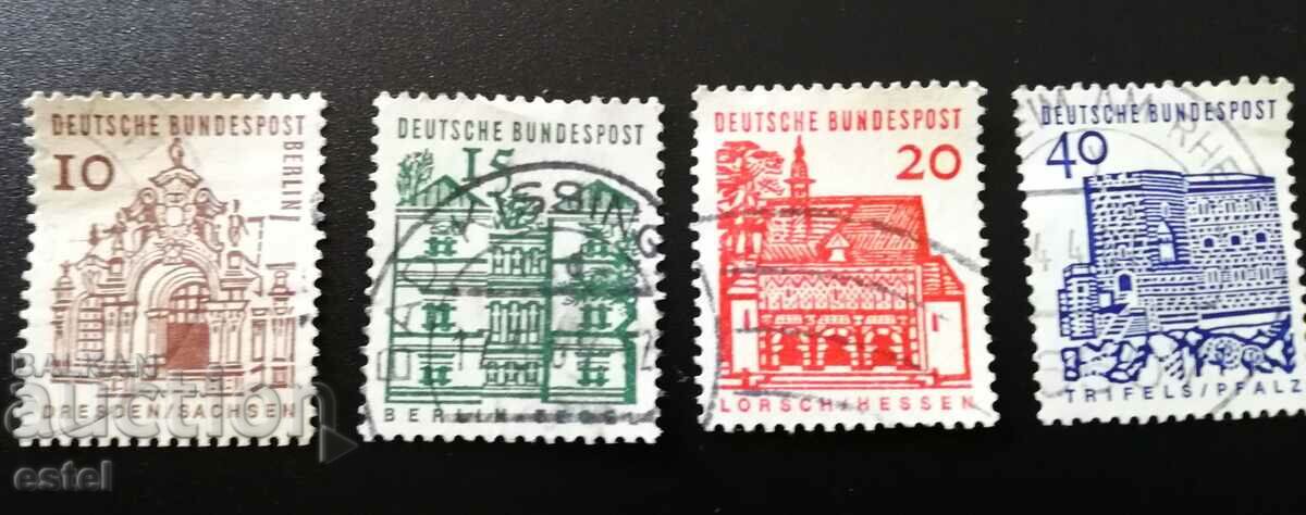 Γραμματόσημα από τη σειρά DEUTSCHTE BUNDESPOST