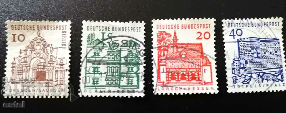 Stamps from the DEUTSCHTE BUNDESPOST series