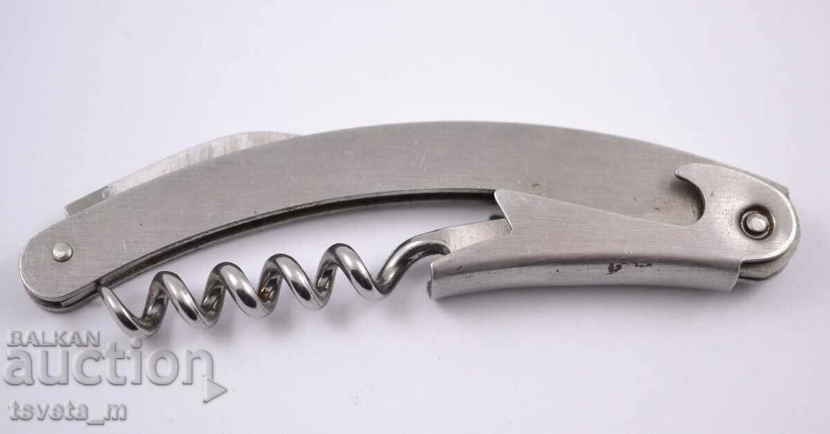 Corkscrew and blade opener with price 2.00 BGN | € 1.02