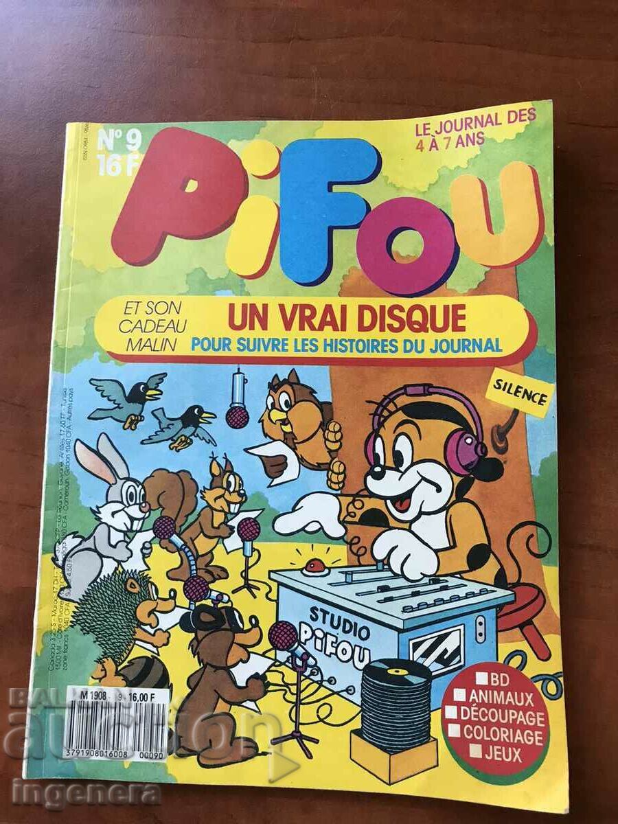 MAGAZINE BOOKLET "PIFOU" MAGAZINE BOOKLET "PIFOU"