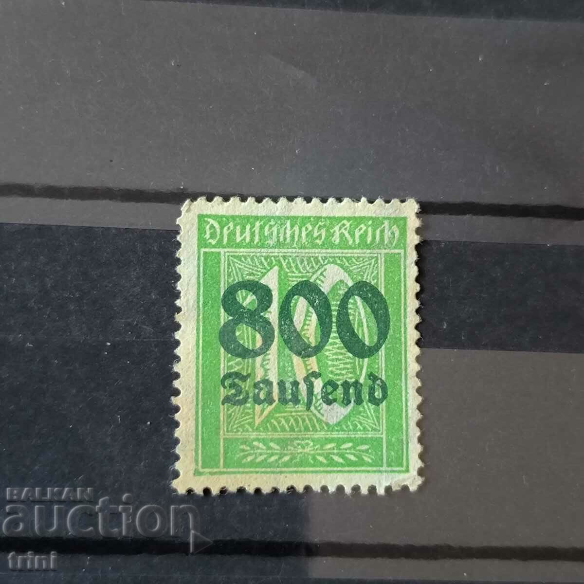 Germany Reich 1923 Overprints
