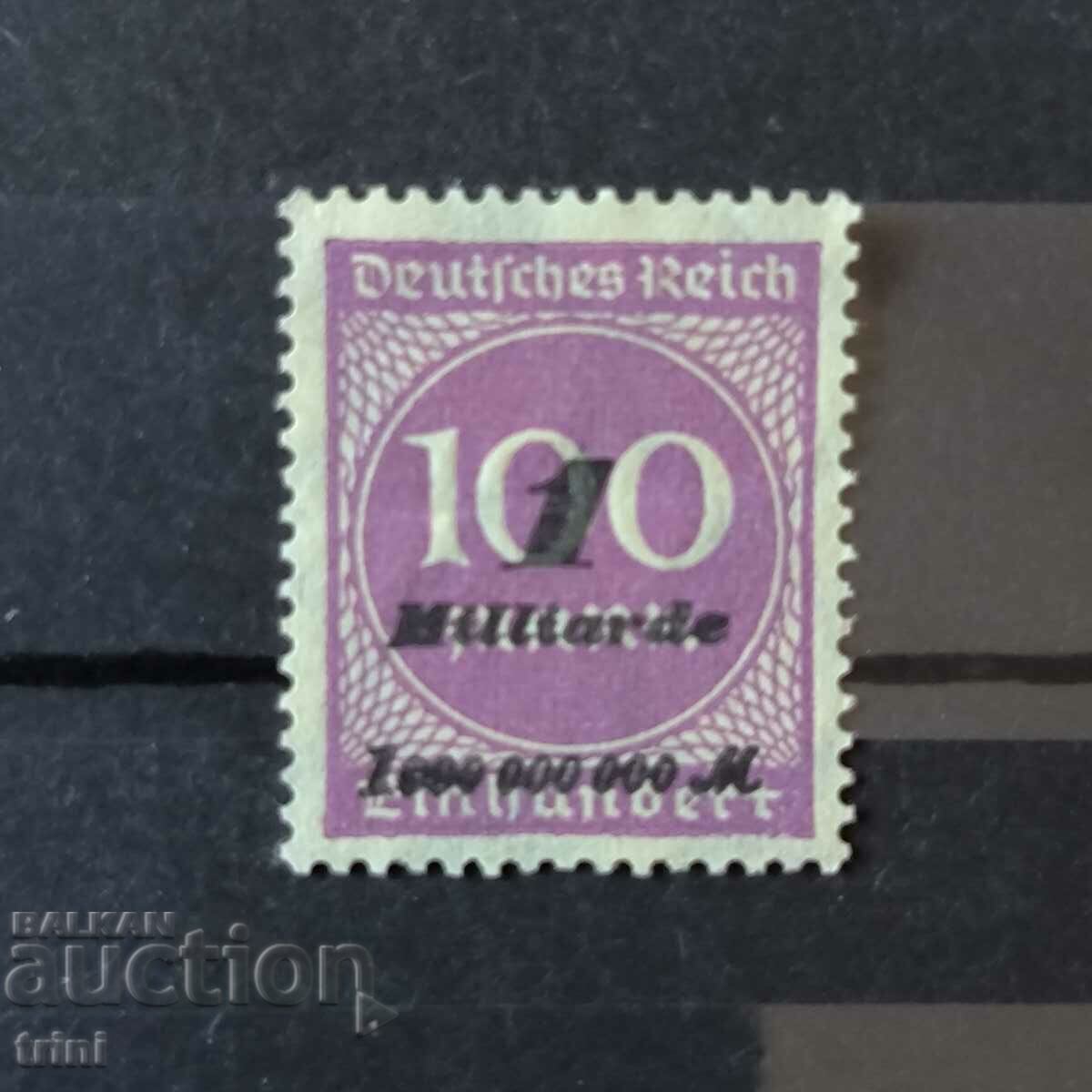 Γερμανία Ράιχ 1923 Επιτυπώσεις