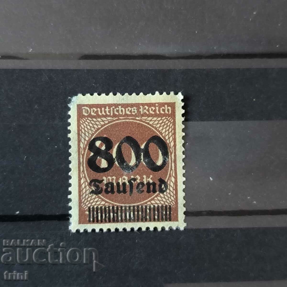 Germania Reich 1923 Supraprinturi
