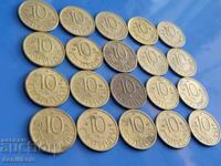 *$*Y*$* ΒΟΥΛΓΑΡΙΑ ΠΑΡΤΙΔΑ 10 STOTINKS 1992 *$*Y*$*