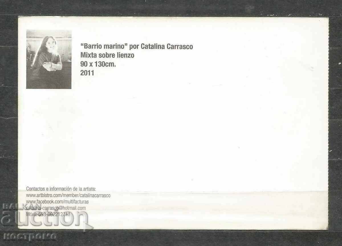 ART - Ecuador Post card - A 3067 with price 1.00 BGN | € 0.51 ART - Ecuador Post card - A 3067 with price 1.00 BGN | € 0.51