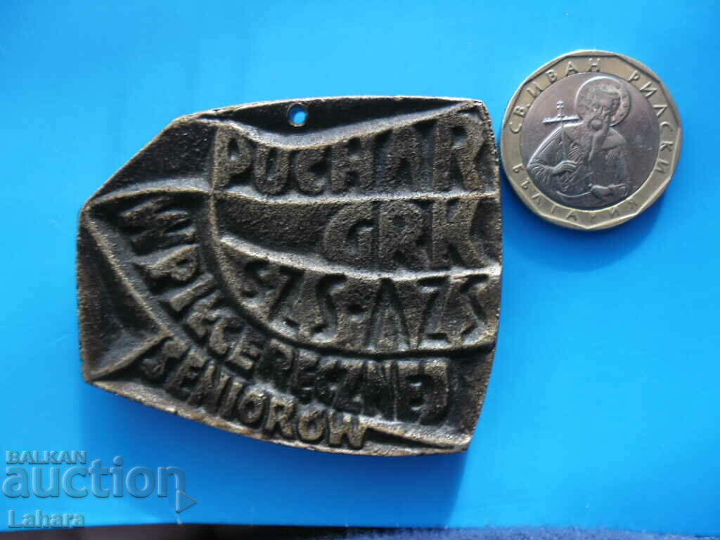 Auction Plaque, medal Auction Plaque, medal