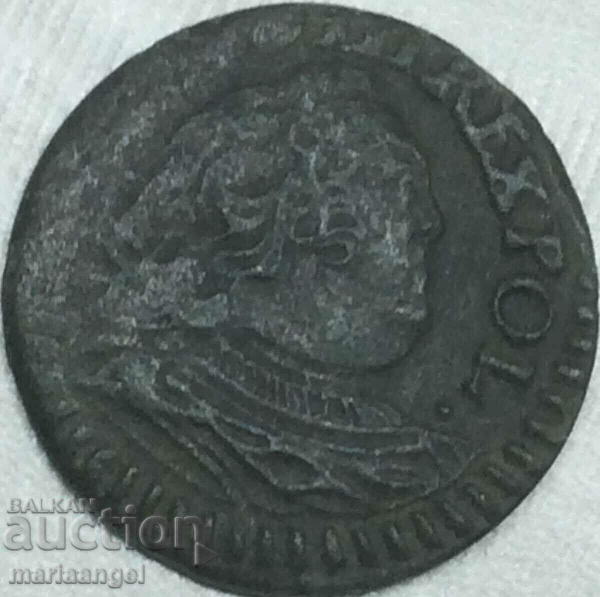 1 grosz 1753 Saxonia Polonia Augustus III