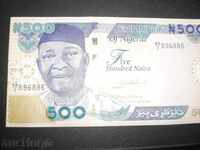 500 naira, moneda națională a Nigeriei, vezi prețul