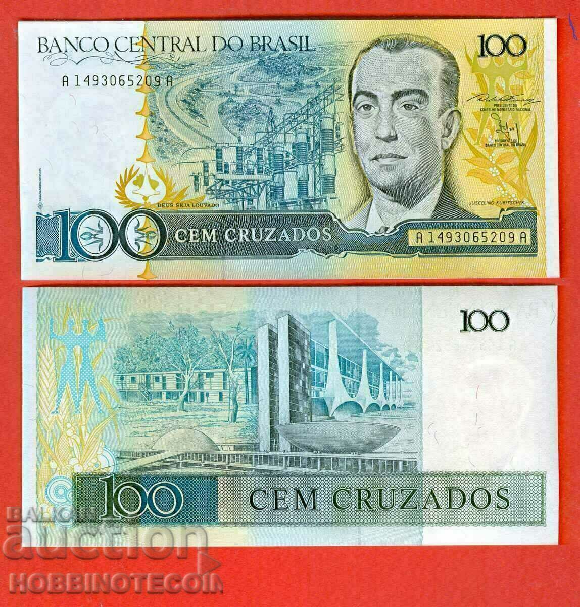 BRAZIL BRAZIL 100 Cruzedo issue 1986 NEW UNC BRAZIL BRAZIL 100 Cruzedo issue 1986 NEW UNC
