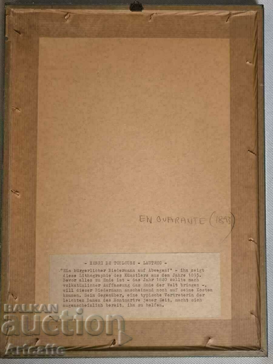 Lithograph Henri Toulouse-Lautrec - 7 Lithograph Henri Toulouse-Lautrec - 7