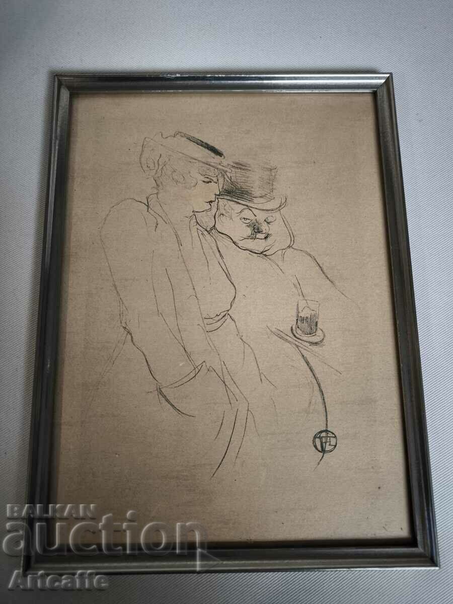 Litografia Henri Toulouse-Lautrec