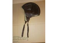 Bulgarian military cap - Air Force, aviation. Leather