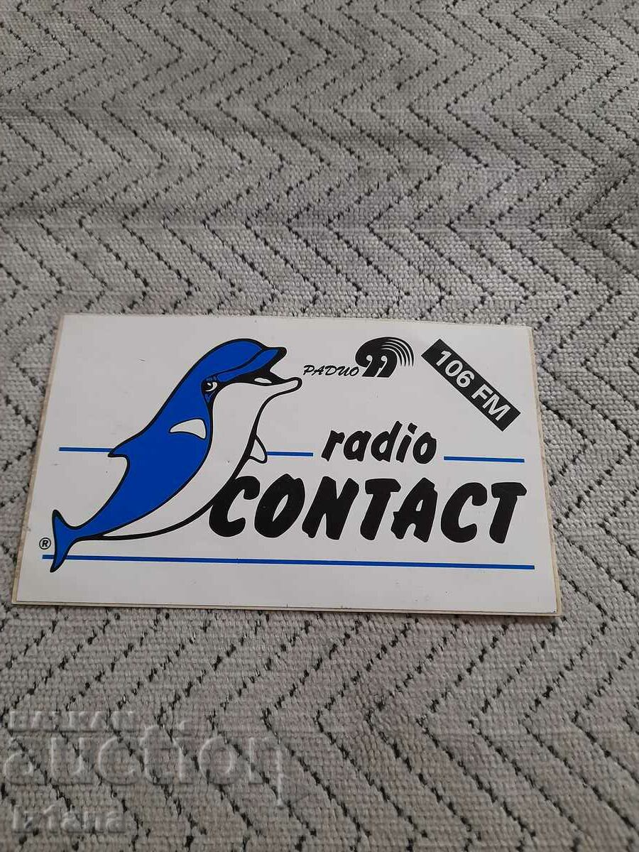 Αυτοκόλλητο Παλιά Επαφή Ραδιοφώνου