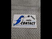 Old Radio Contact sticker