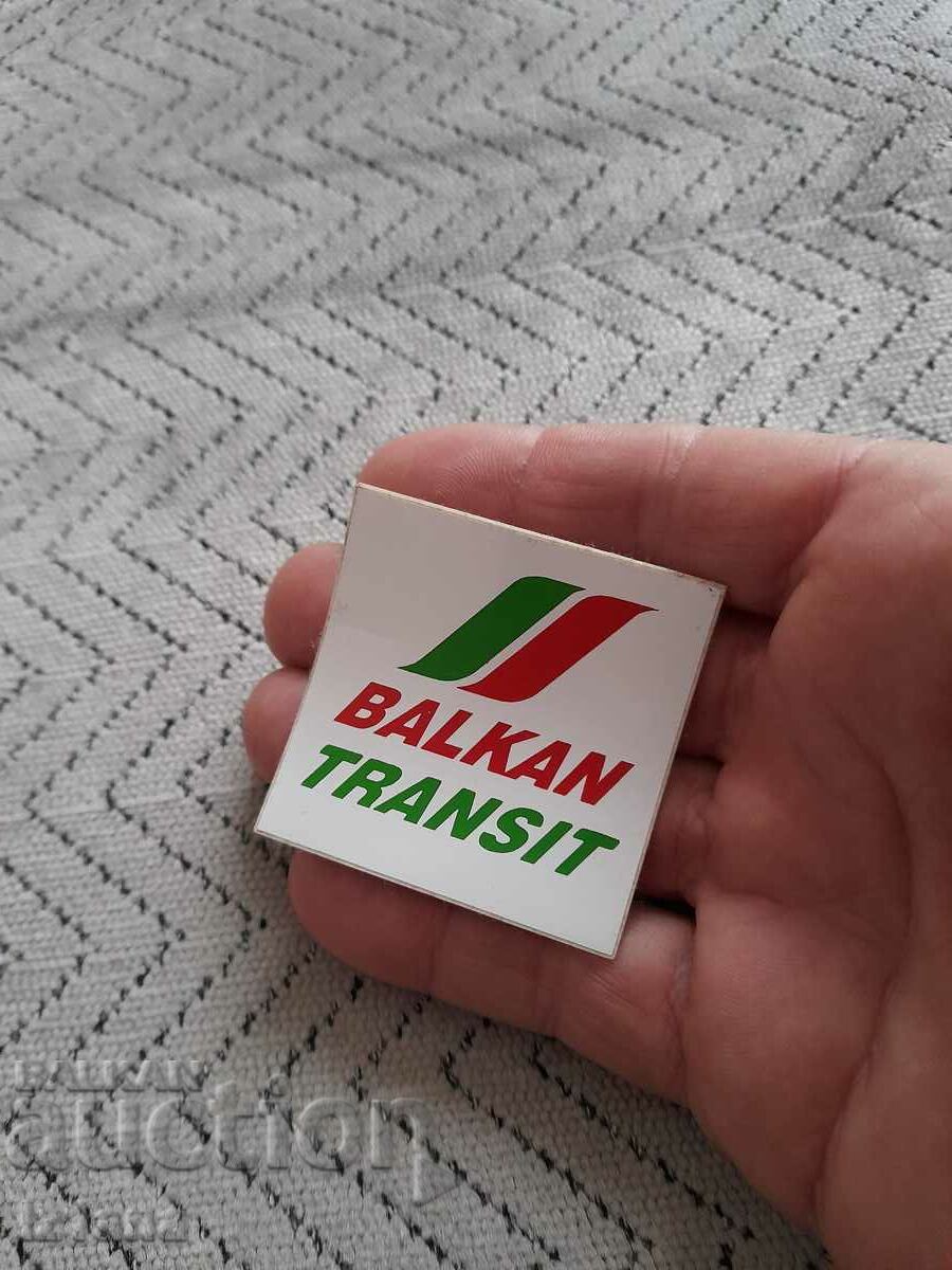 Old sticker BGA Balkan Transit with price 5.00 BGN | € 2.56 Old sticker BGA Balkan Transit with price 5.00 BGN | € 2.56