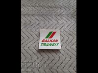 Old sticker BGA Balkan Transit