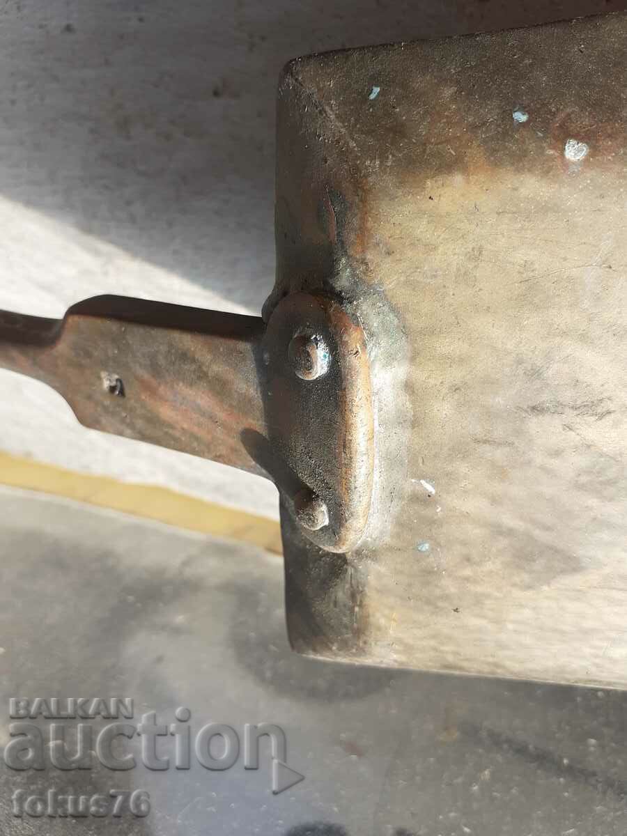 Παλιά Μπαρόκ Μεγάλη Αντικέ Απλίκα Τζακιού - Χάλκινο - 6 Παλιά Μπαρόκ Μεγάλη Αντικέ Απλίκα Τζακιού - Χάλκινο - 6