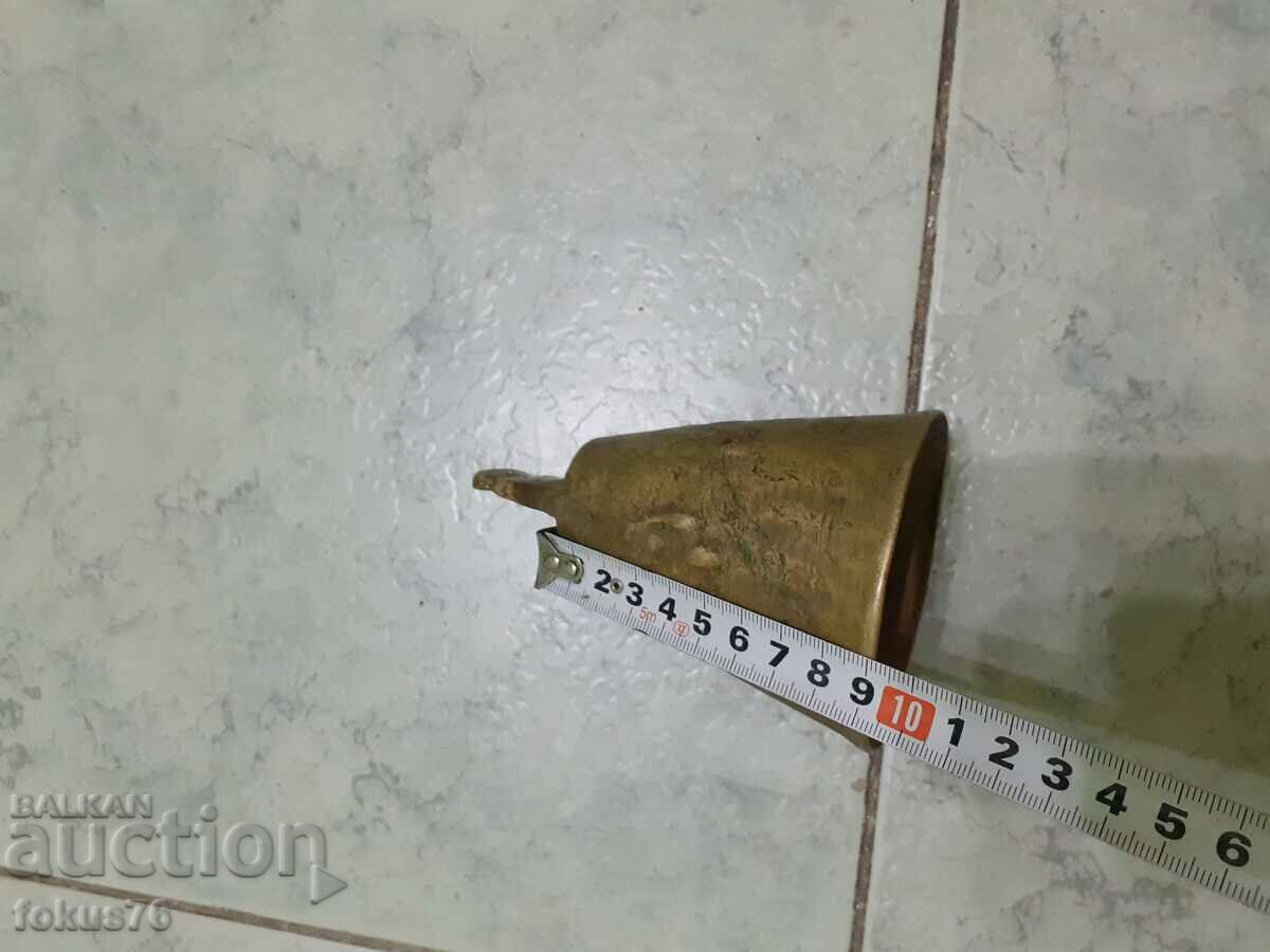 A large old bronze chan bell claps a bell - 7 A large old bronze chan bell claps a bell - 7