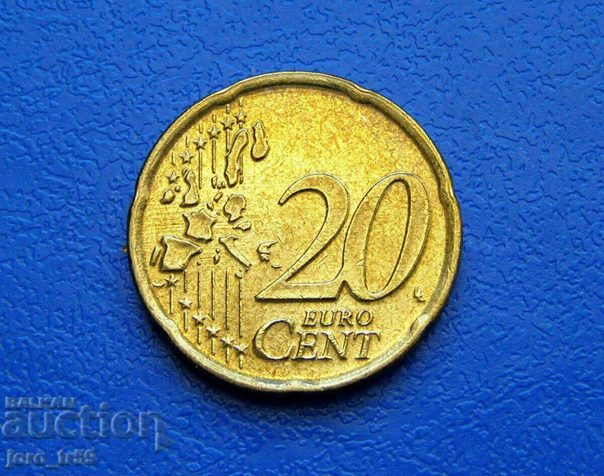 Netherlands 20 euro cents Euro cent 2000 with price 0.80 BGN | € 0.41 Netherlands 20 euro cents Euro cent 2000 with price 0.80 BGN | € 0.41