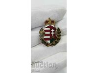 Rare Austro-Hungarian enamel badge 1900 - 1918.