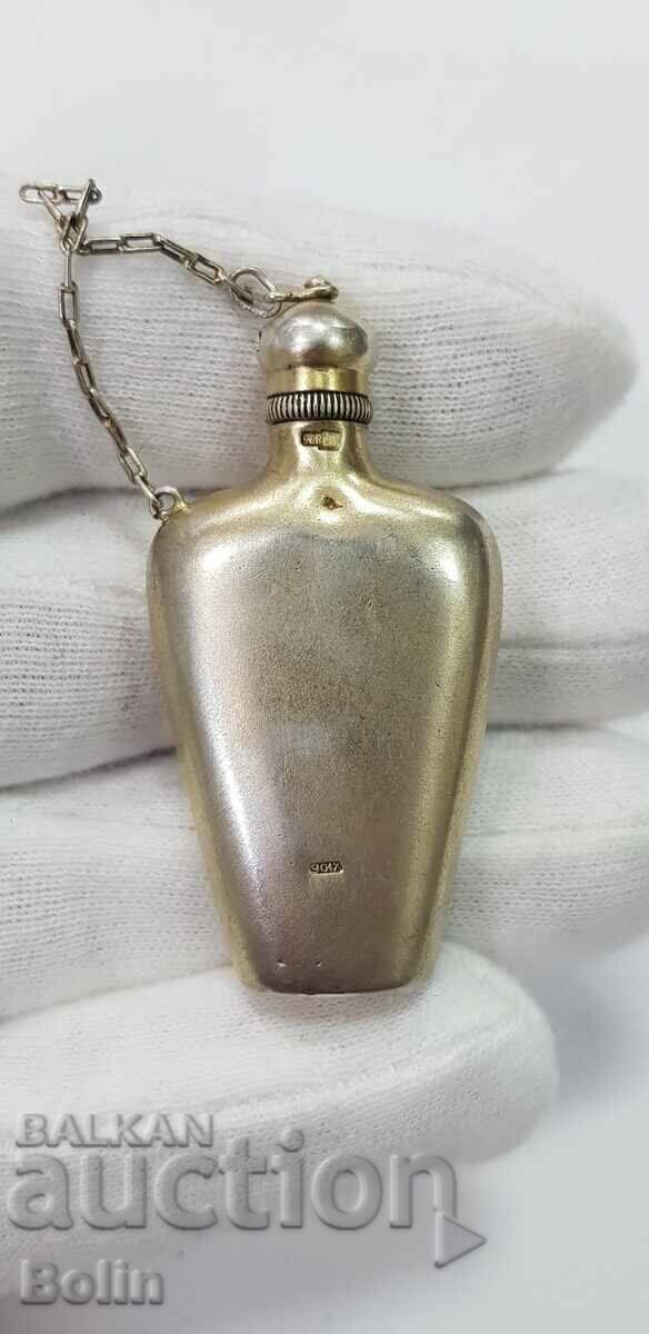 Russian-USSR silver perfume bottle 875 sample 1930-1950. with price 260.00 BGN | € 132.94 Russian-USSR silver perfume bottle 875 sample 1930-1950. with price 260.00 BGN | € 132.94