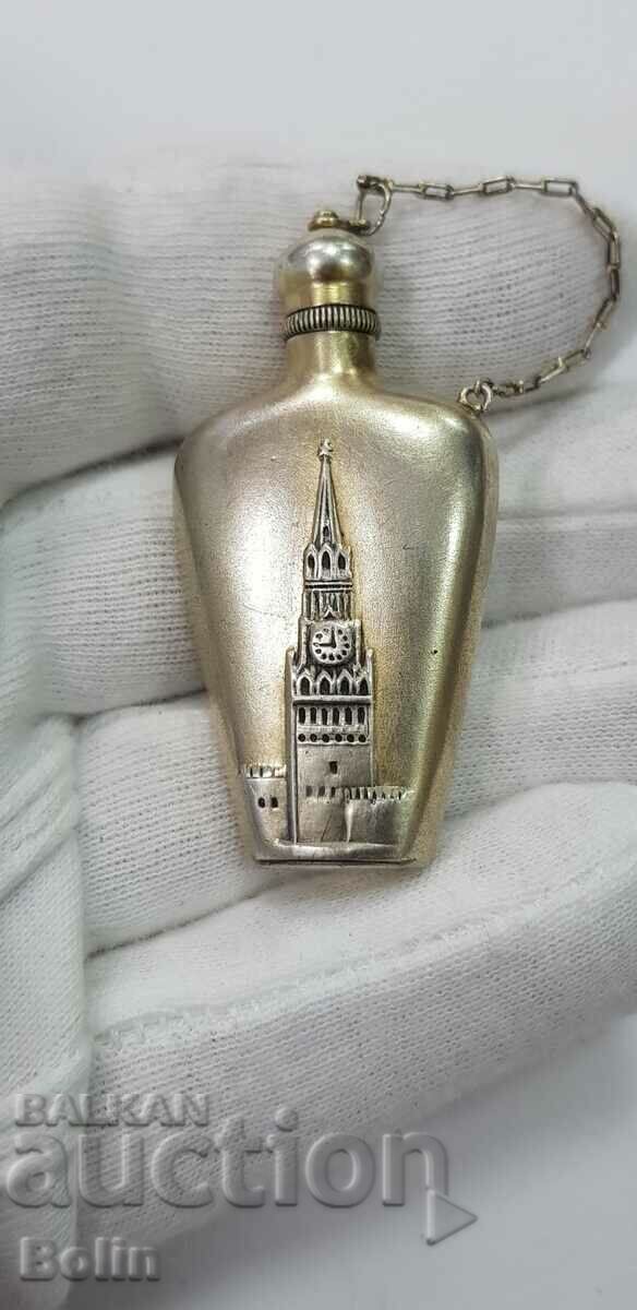 Delivery of Russian-USSR silver perfume bottle 875 sample 1930-1950. Delivery of Russian-USSR silver perfume bottle 875 sample 1930-1950.