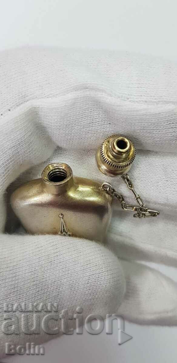 Russian-USSR silver perfume bottle 875 sample 1930-1950. - 6 Russian-USSR silver perfume bottle 875 sample 1930-1950. - 6