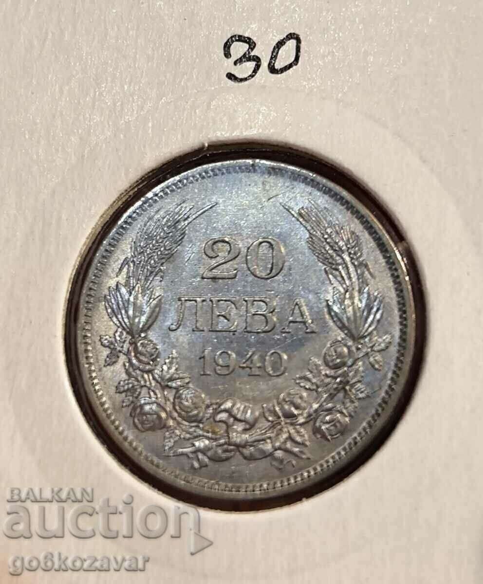 Auction Bulgaria 20 BGN 1940 Top coin! Auction Bulgaria 20 BGN 1940 Top coin!