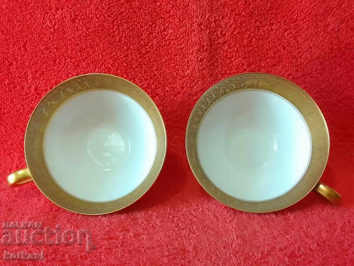 Δημοπρασία Πολλά πορσελάνινα κύπελλα συμπαγείς επίχρυσες άκρες Tirschenreuth Δημοπρασία Πολλά πορσελάνινα κύπελλα συμπαγείς επίχρυσες άκρες Tirschenreuth