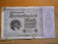 100000 marks 1923 - Germany ( VG )