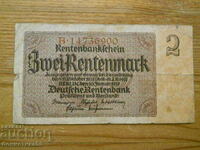 2 γραμματόσημα 1937 - Γερμανία ( VG )