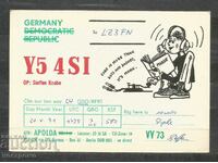 QSL Γερμανία Ταχυδρομική κάρτα - A 3102