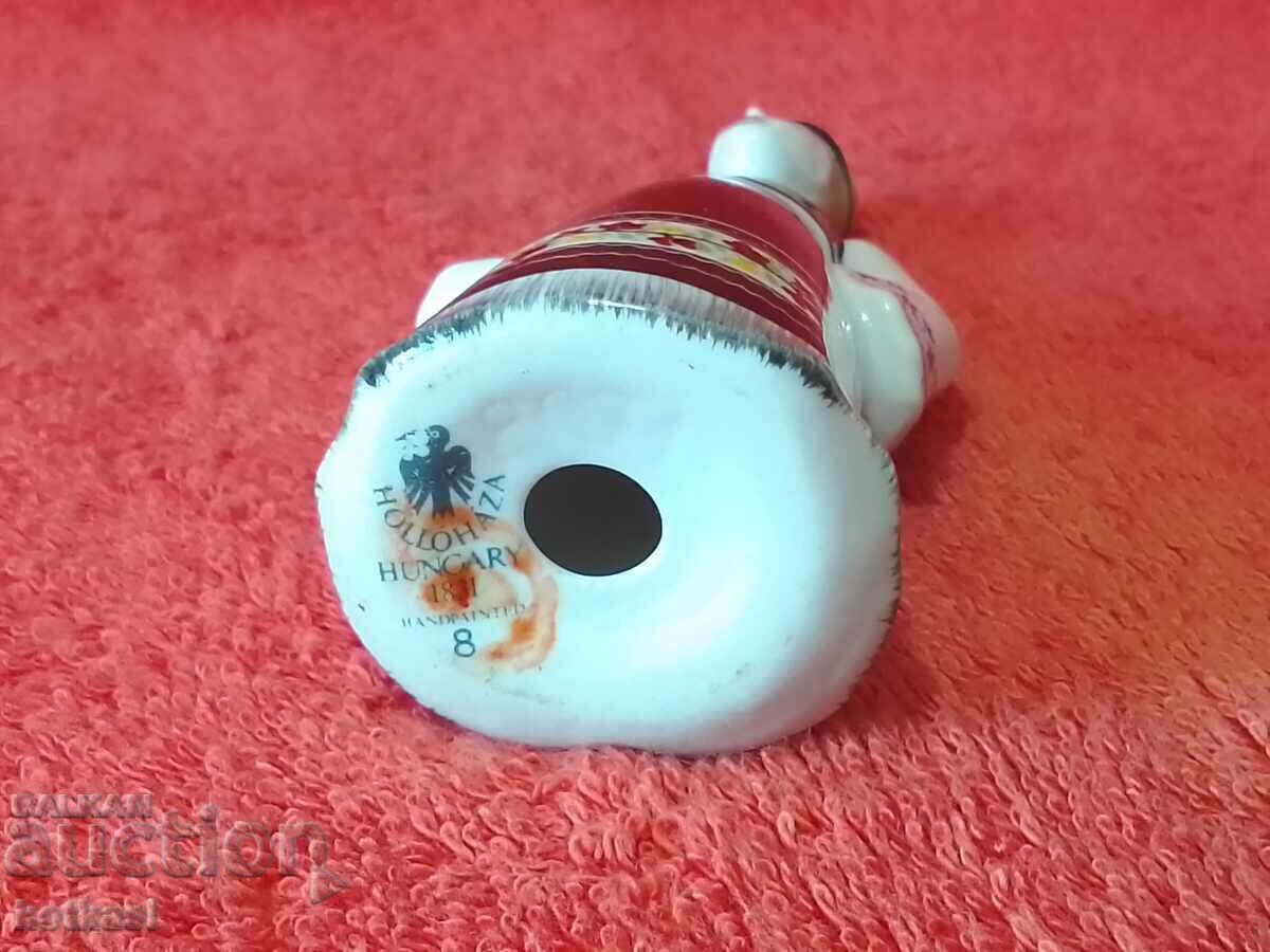 Old porcelain figure of a woman, Hungary, marked - 6 Old porcelain figure of a woman, Hungary, marked - 6