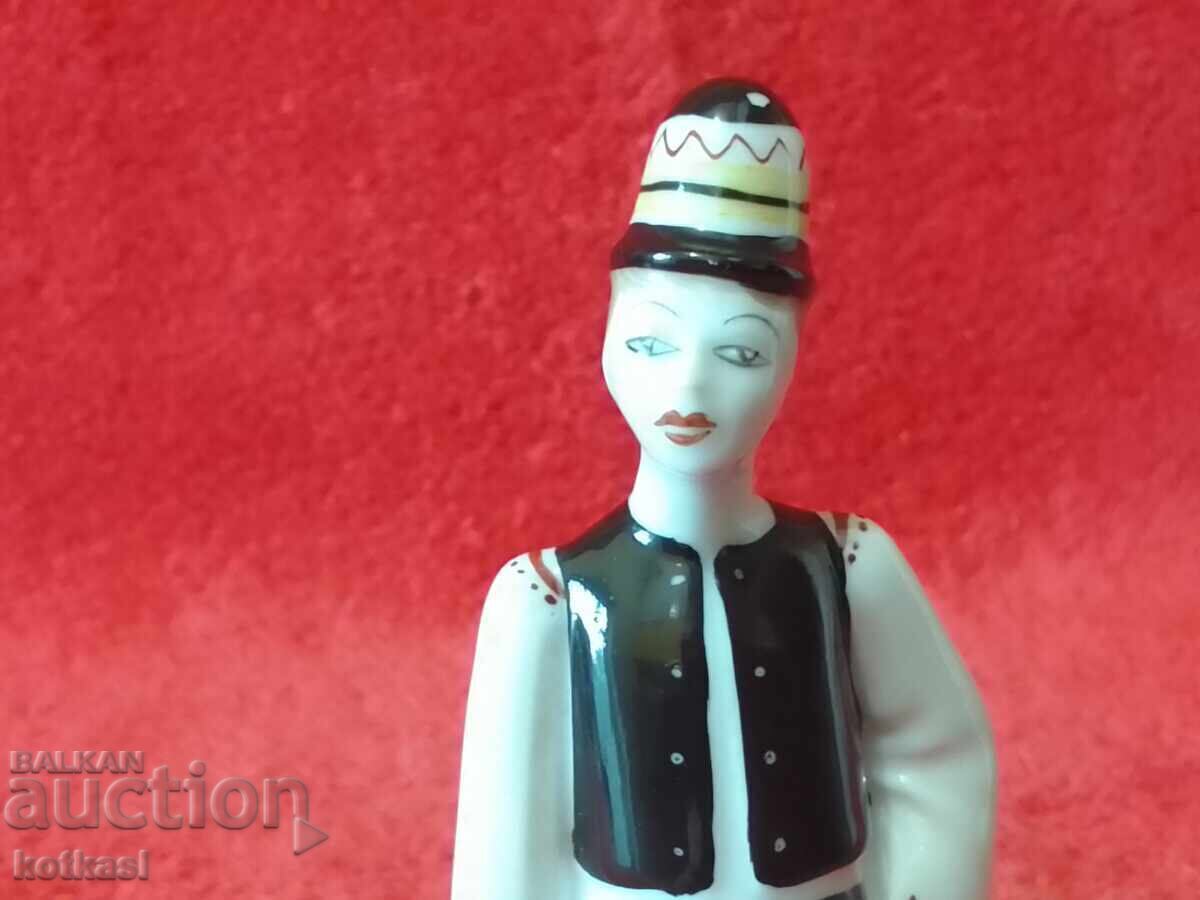 Old porcelain figure of a woman, Hungary, marked - 7 Old porcelain figure of a woman, Hungary, marked - 7