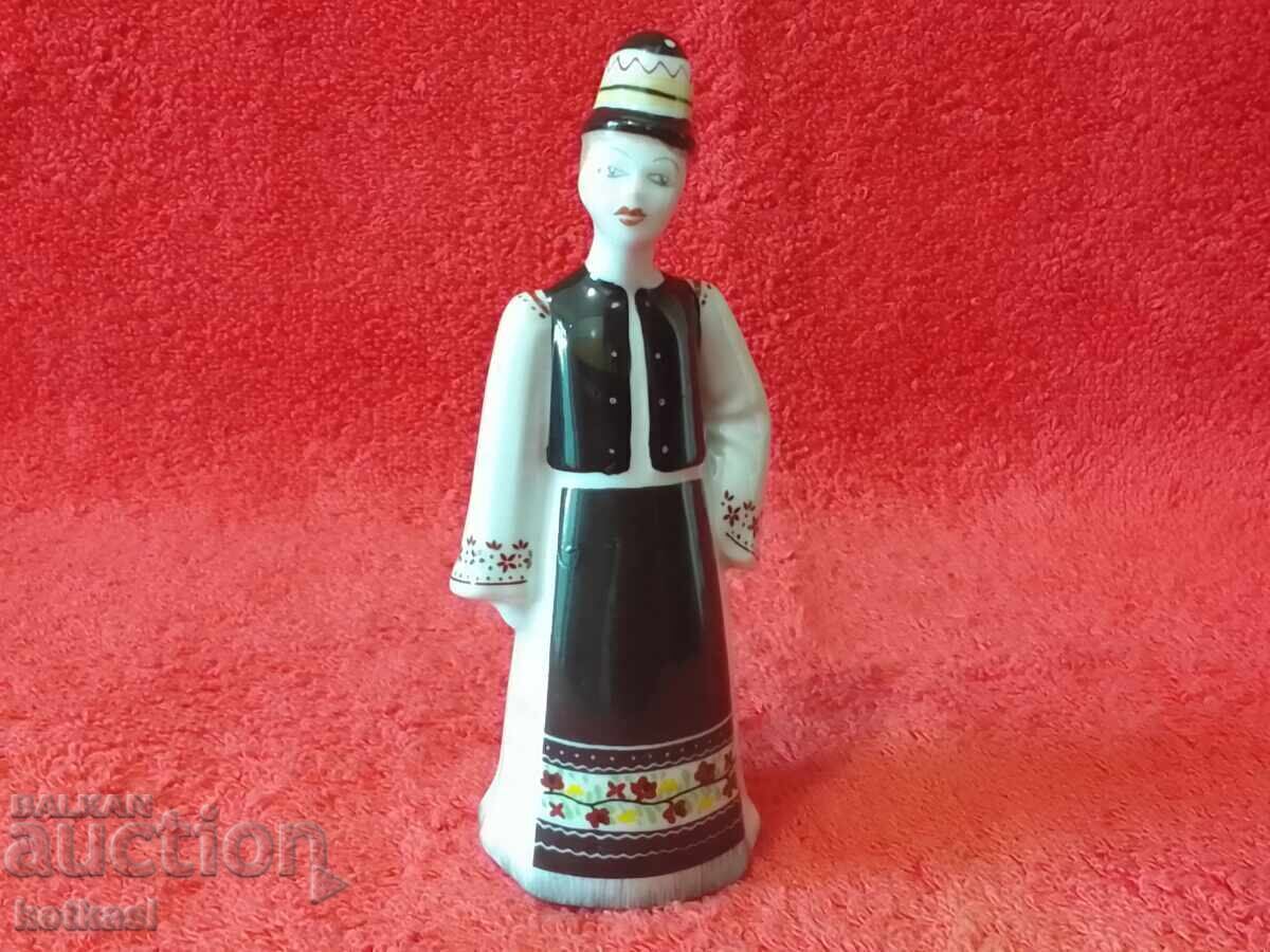 Old porcelain figure of a woman, Hungary, marked Old porcelain figure of a woman, Hungary, marked