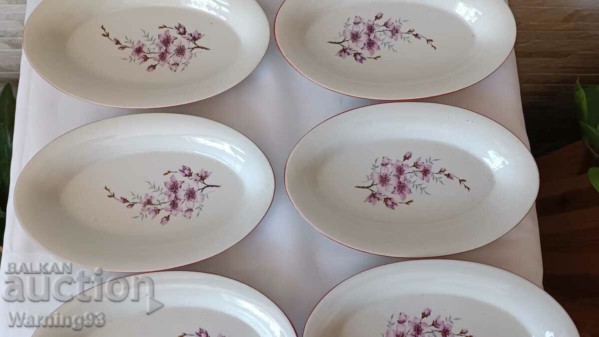 Set farfurii ovale - Dyanko Stefanov - 6 bucati - NOU cu preț € 20.00 | 39.12 BGN