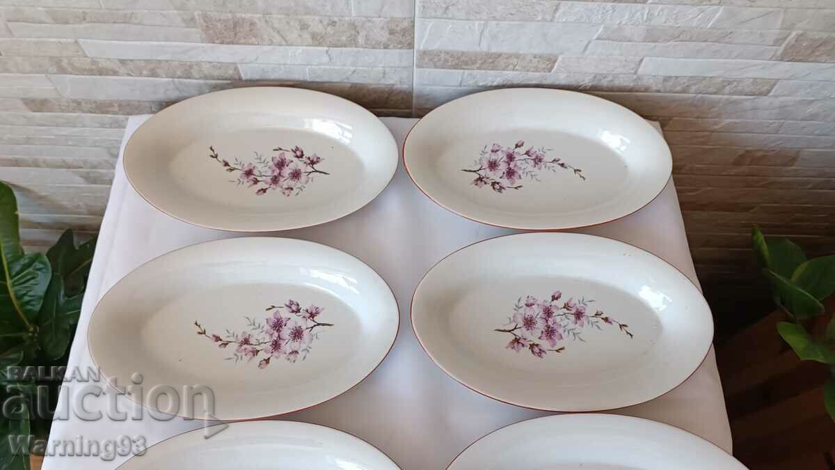 Δημοπρασία Σετ οβάλ πιάτα - Dyanko Stefanov - 6 τεμάχια - ΝΕΟ Δημοπρασία Σετ οβάλ πιάτα - Dyanko Stefanov - 6 τεμάχια - ΝΕΟ