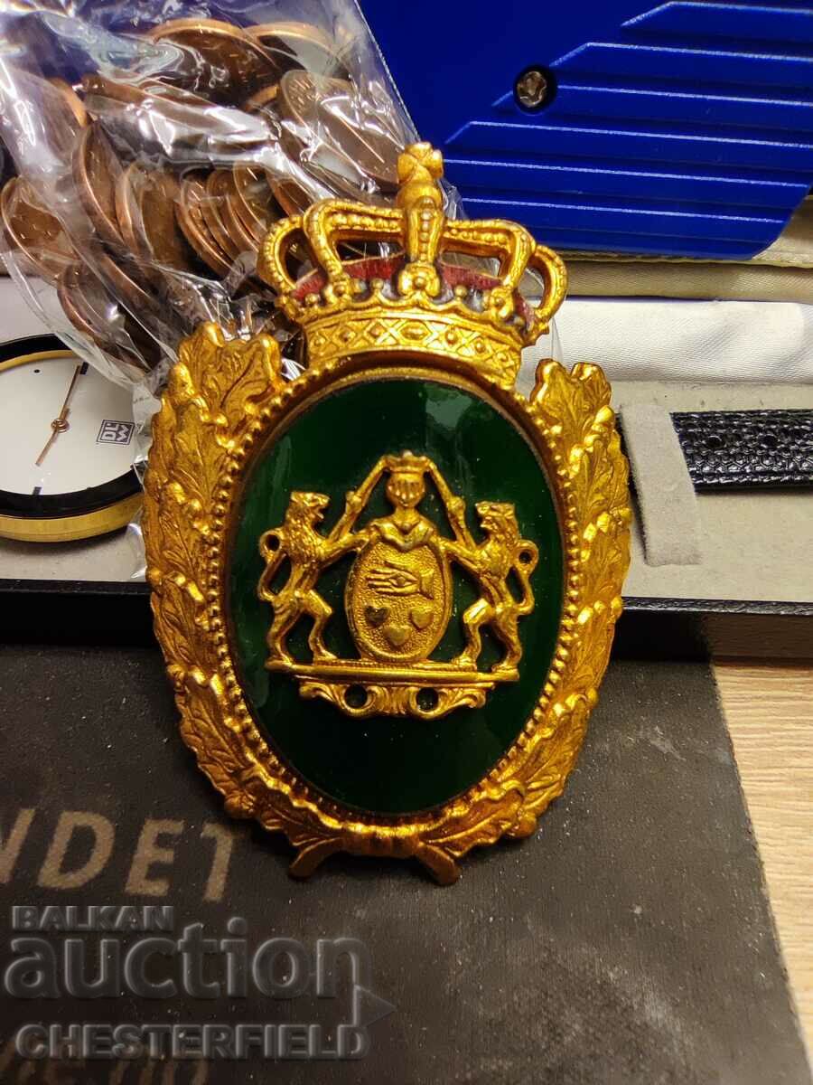 Veche insignă insignă a poliției armatei daneze