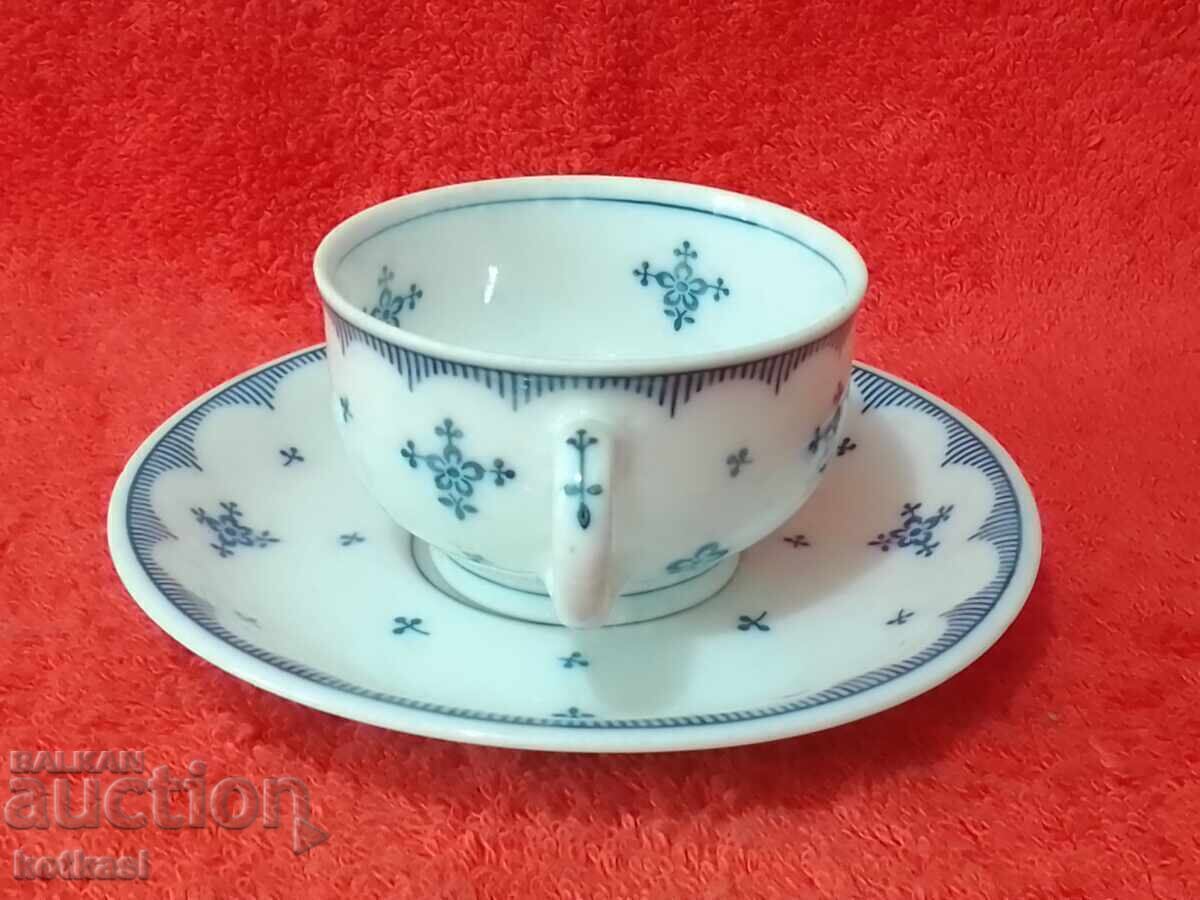 Auction Old double porcelain set cup and plate Thomas Germany Auction Old double porcelain set cup and plate Thomas Germany