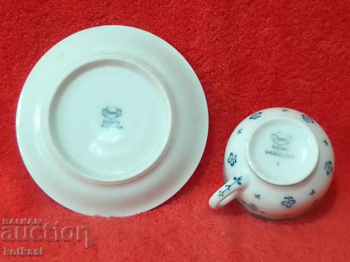 Old double porcelain set cup and plate Thomas Germany - 6 Old double porcelain set cup and plate Thomas Germany - 6