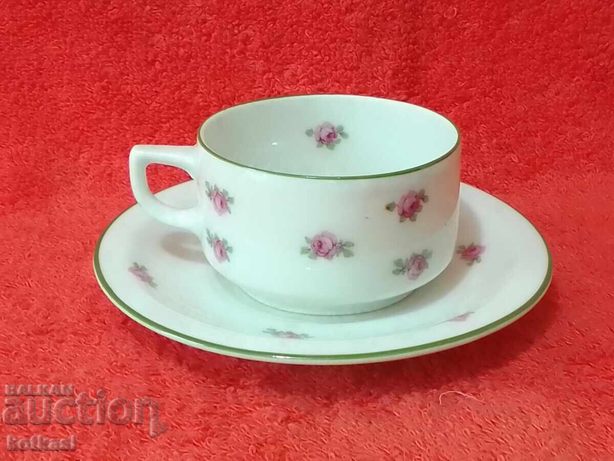 Old double porcelain set cup and plate Thomas Germany with price 5.50 BGN | € 2.81 Old double porcelain set cup and plate Thomas Germany with price 5.50 BGN | € 2.81