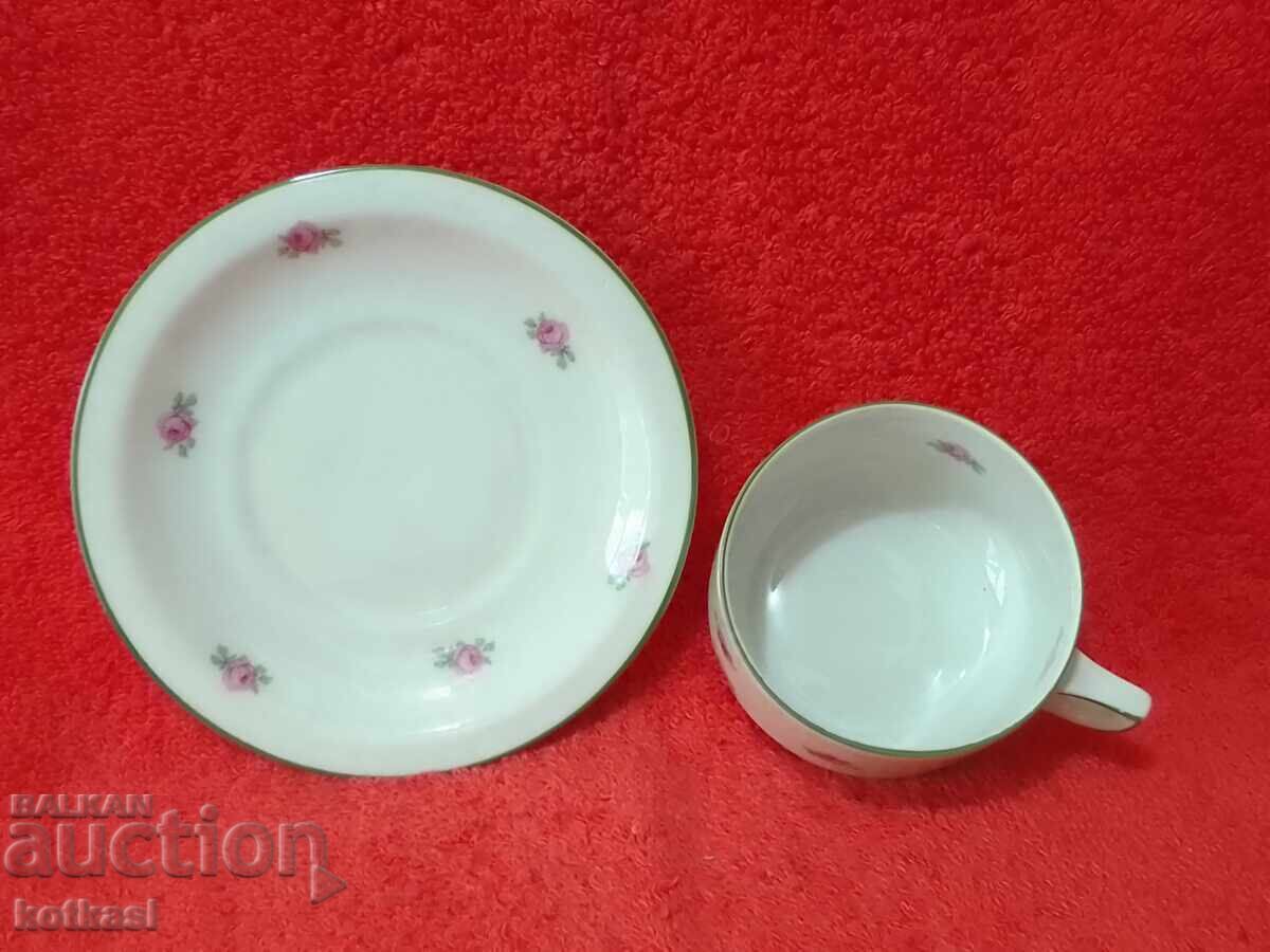 Delivery of Old double porcelain set cup and plate Thomas Germany Delivery of Old double porcelain set cup and plate Thomas Germany