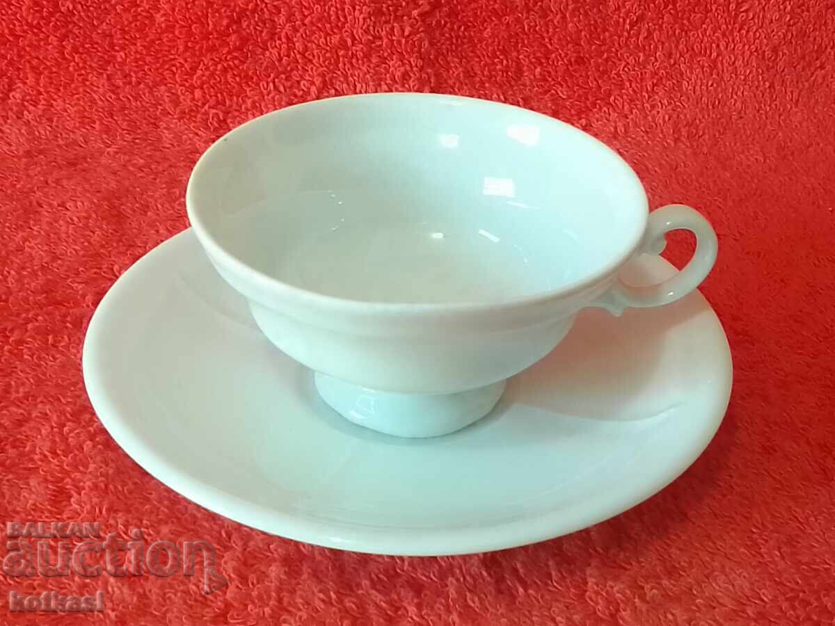 Old porcelain set Mocha cup saucer Furstenberg F Germany - 6 Old porcelain set Mocha cup saucer Furstenberg F Germany - 6