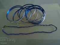 Bracelets and necklace set