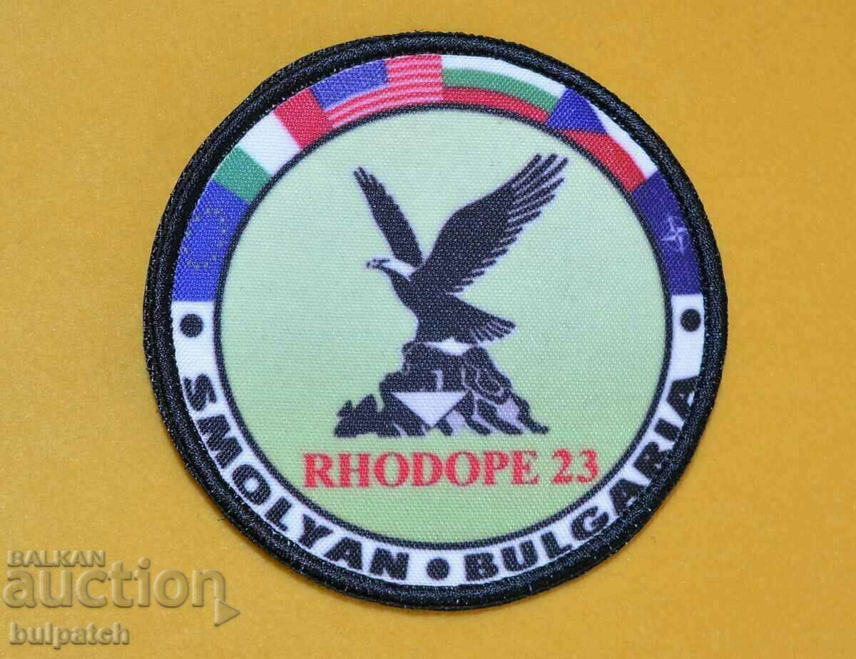 емблема от учение на 101 алпийски полк Смолян Родопи 2023