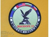 emblema de antrenament a Regimentului 101 Alpin Smolyan Rodopi 2023