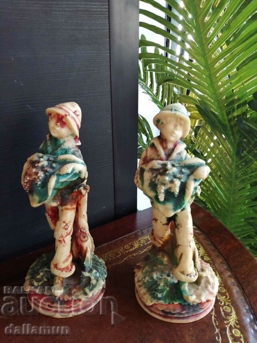 Auction  a pair of vintage vinyl figurines