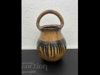 Old authentic pot / handle / jar. #4981
